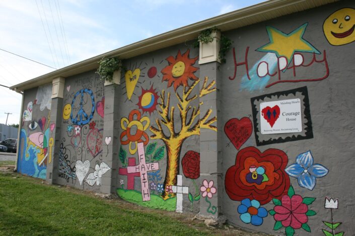 Beth Inglish Mural Nashville Mending Hearts