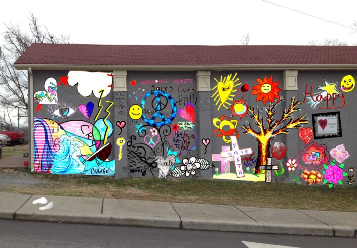 Beth Inglish Mural Nashville Mending Hearts