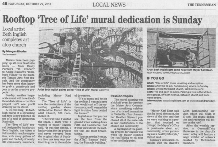 Tree of Life Mural by Beth Inglish